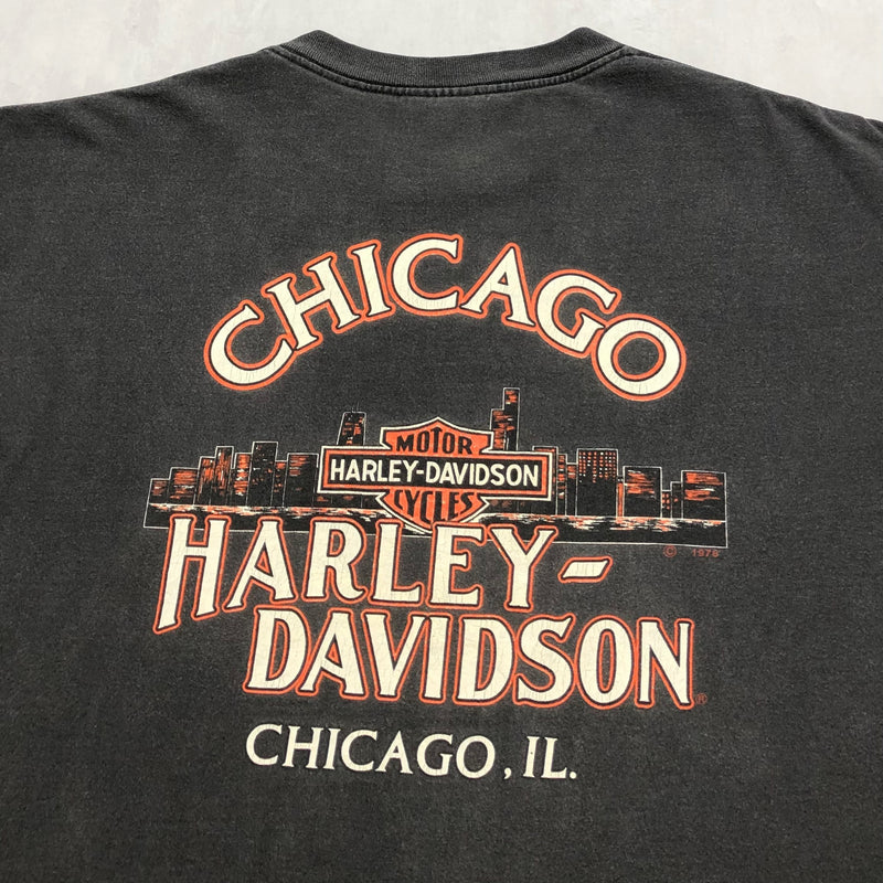 Harley Davidson T-Shirt Chicago Illinois USA (XL)