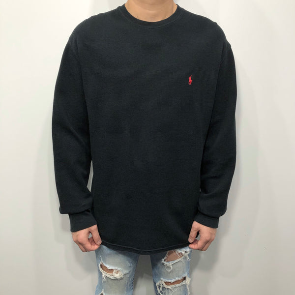 Polo Ralph Lauren Mini Waffle T-Shirt Long Sleeved (L)