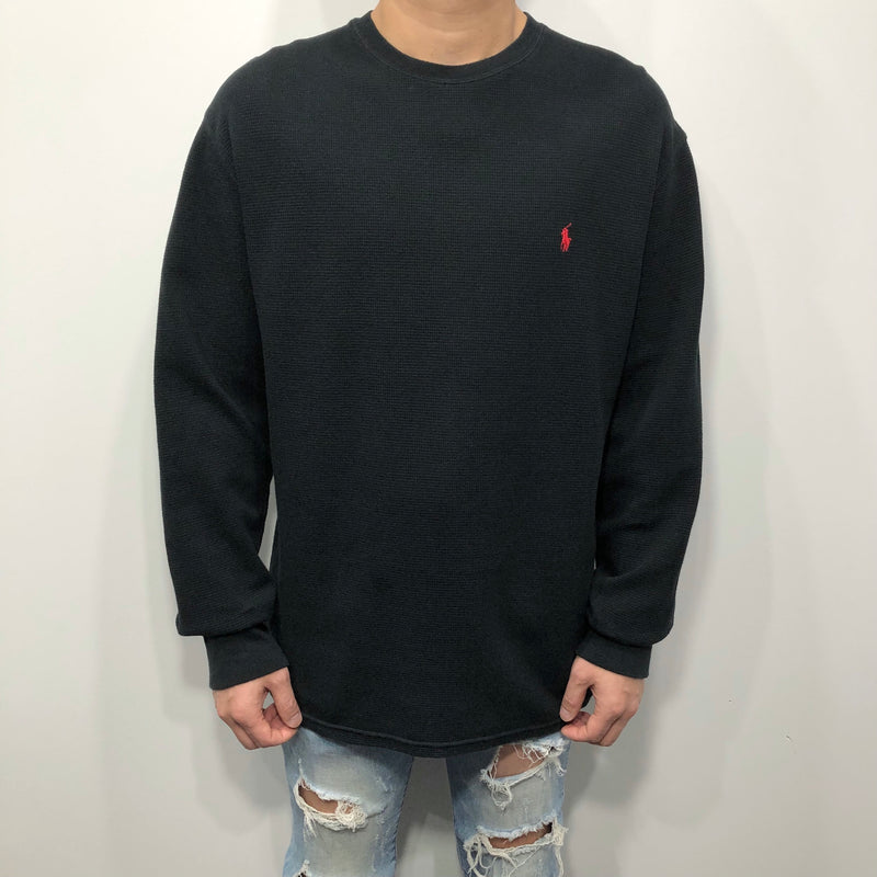 Polo Ralph Lauren Mini Waffle T-Shirt Long Sleeved (L)