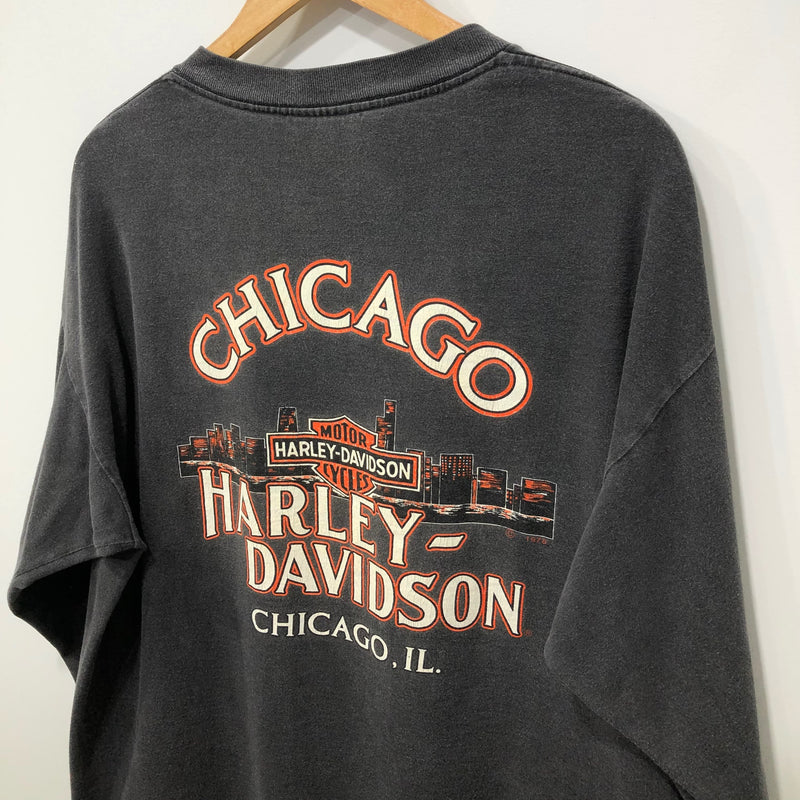 Harley Davidson T-Shirt Chicago Illinois USA (XL)