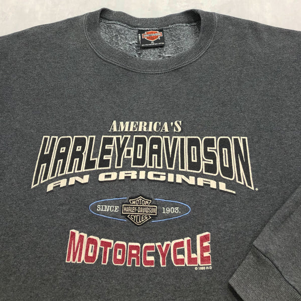 Harley Davidson Fleeced Sweatshirt 1995 USA (XL)