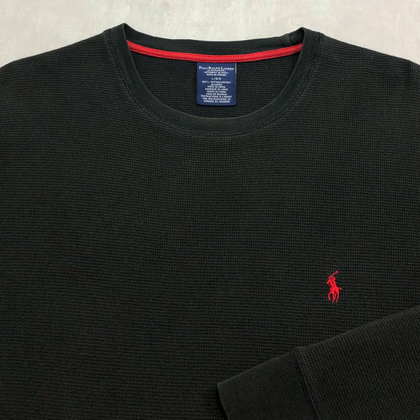 Polo Ralph Lauren Mini Waffle T-Shirt Long Sleeved (L/BIG)