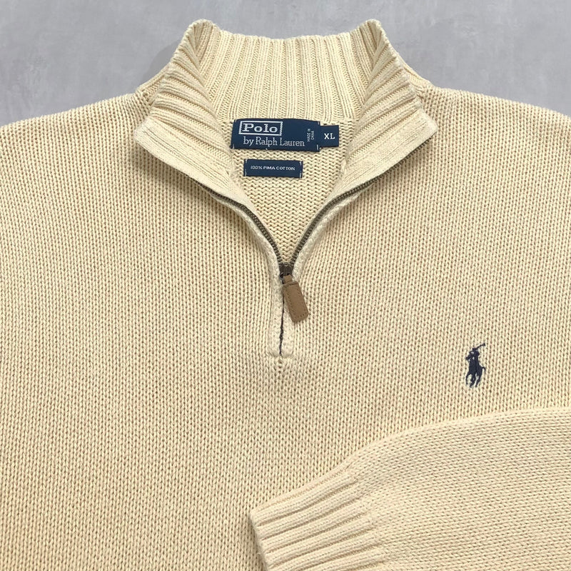 Polo Ralph Lauren Knit Quarter Zip (XL/SHORT)