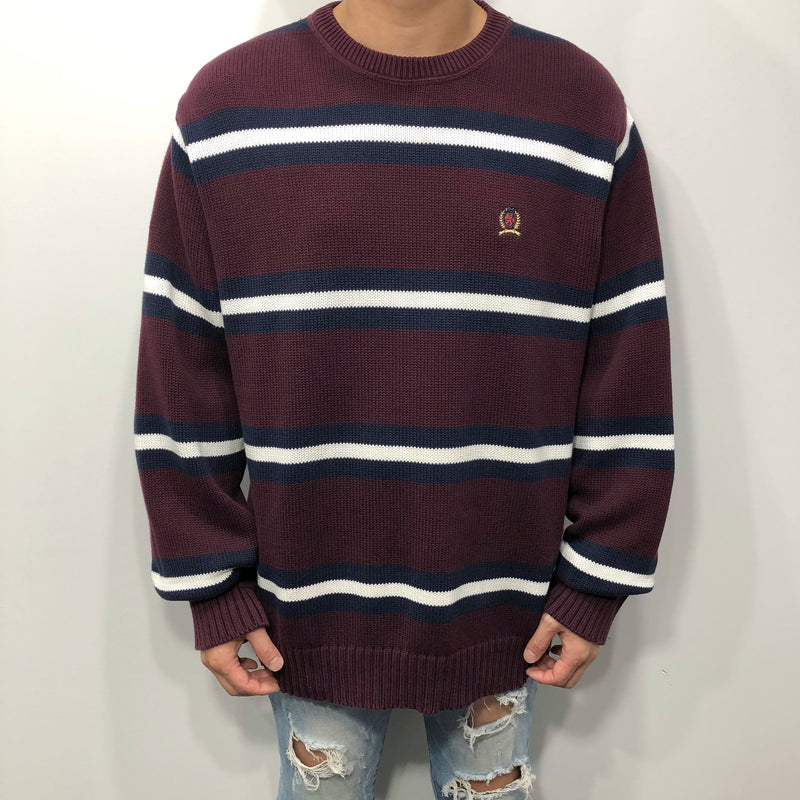 Tommy Hilfiger Knit Sweater Lion Crest Logo (L/BIG)