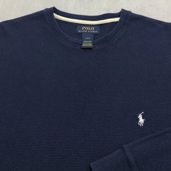 Polo Ralph Lauren Mini Waffle T-Shirt Long Sleeved (L)