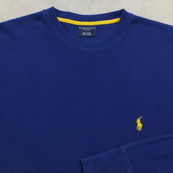 Polo Ralph Lauren Mini Waffle T-Shirt Long Sleeved (L)