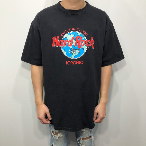 Vintage Tultex T-Shirt Hard Rock Cafe Toronto (XL)