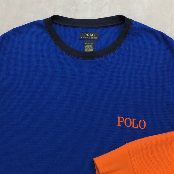 Polo Ralph Lauren Mini Waffle T-Shirt Long Sleeved (2XL/TALL)