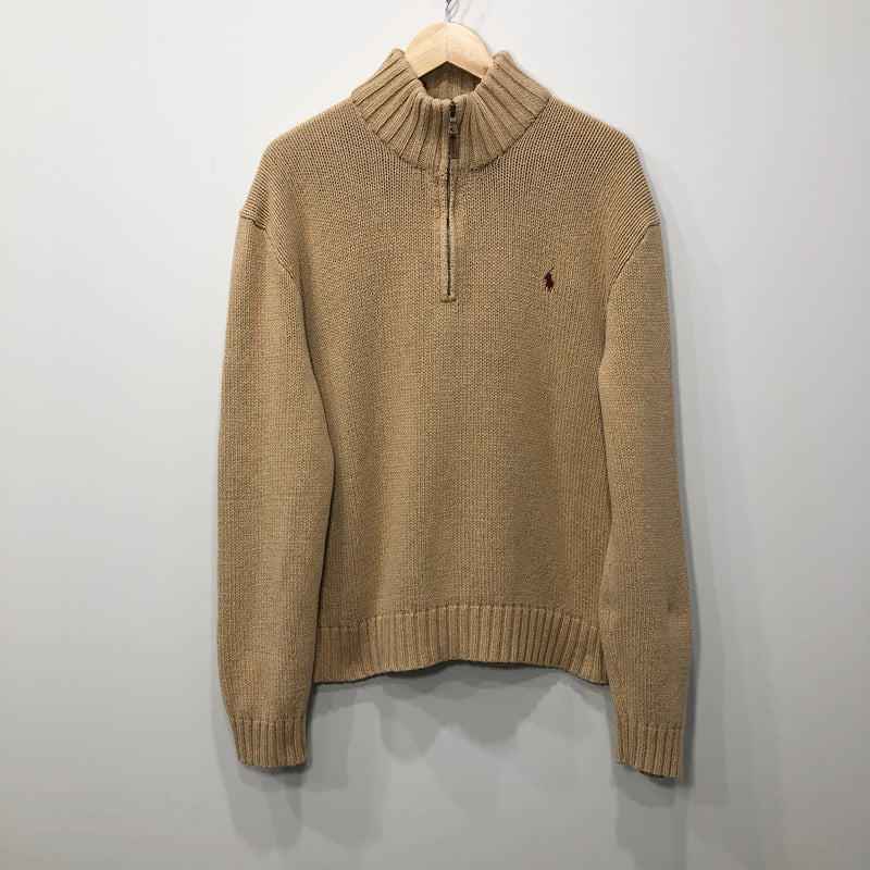 Polo Ralph Lauren Heavy Knit Quarter Zip (L/BIG/SHORT)