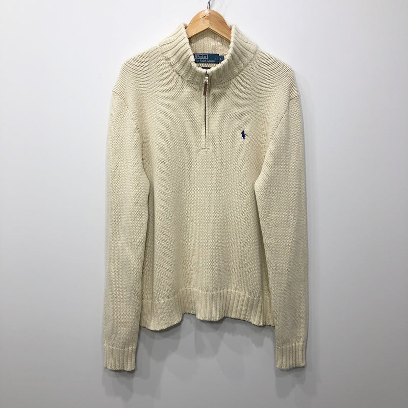 Polo Ralph Lauren Heavy Knit Quarter Zip (L)