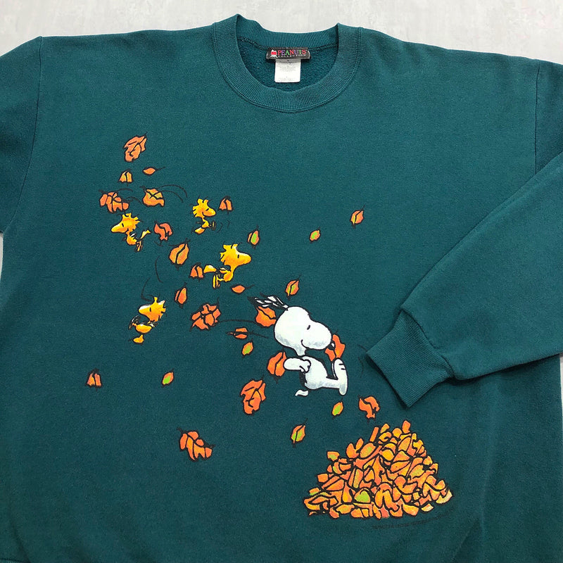 Vintage Peanuts Sweatshirt Snoopy and Woodstock (XL/SHORT)