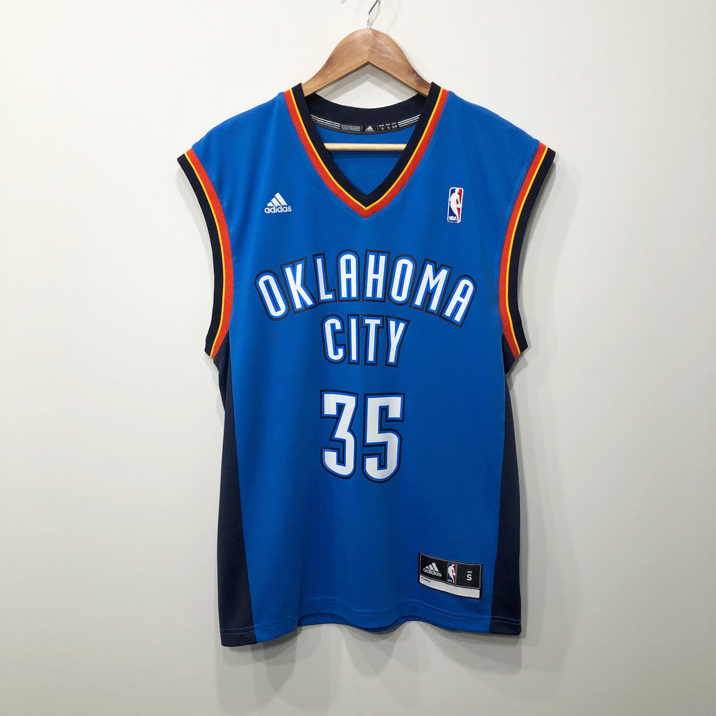 2012-14 OKLAHOMA CITY THUNDER DURANT #35 ADIDAS SWINGMAN JERSEY (ALTERNATE)  Y