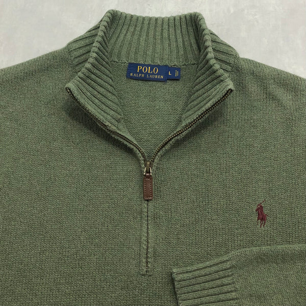 Polo Ralph Lauren Knit Quarter Zip (L/SHORT)