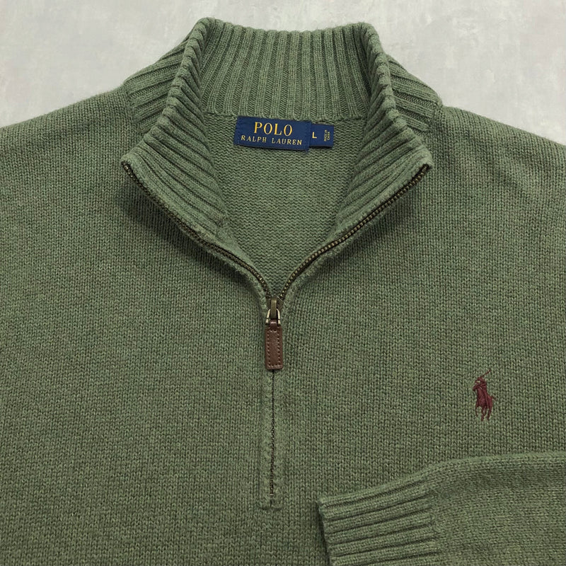 Polo Ralph Lauren Knit Quarter Zip (L/SHORT)