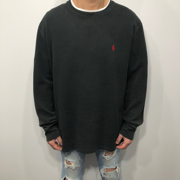 Polo Ralph Lauren Mini Waffle T-Shirt Long Sleeved (L/BIG)