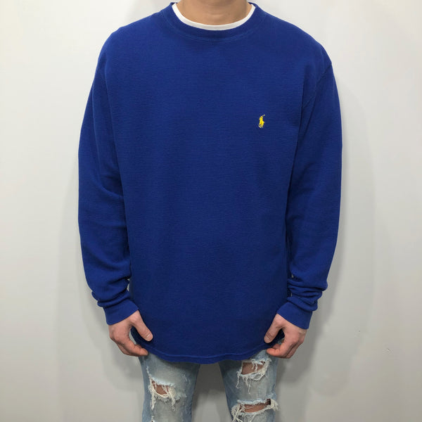 Polo Ralph Lauren Mini Waffle T-Shirt Long Sleeved (L)