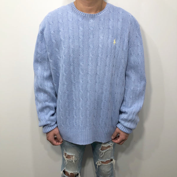 Polo Ralph Lauren Silk Knit Sweater (L/BIG/SHORT)