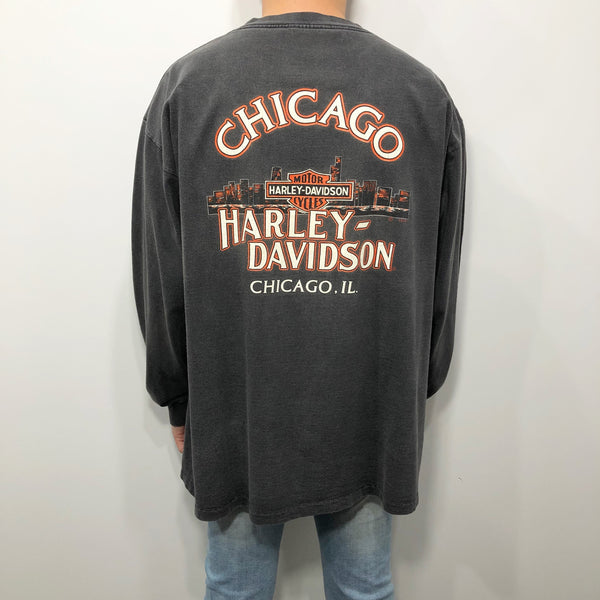 Harley Davidson T-Shirt Chicago Illinois USA (XL)