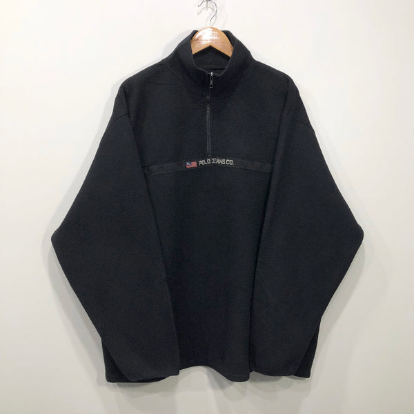 Vintage Polo Jeans Co Ralph Lauren Fleeced Quarter Zip (3XL)