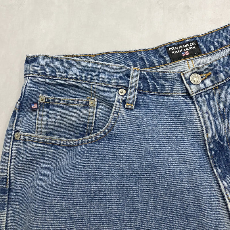 Vintage Polo Jeans Co Ralph Lauren Denim Shorts (38)