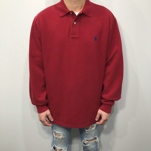 Polo Ralph Lauren Polo Shirt Long Sleeved (L)
