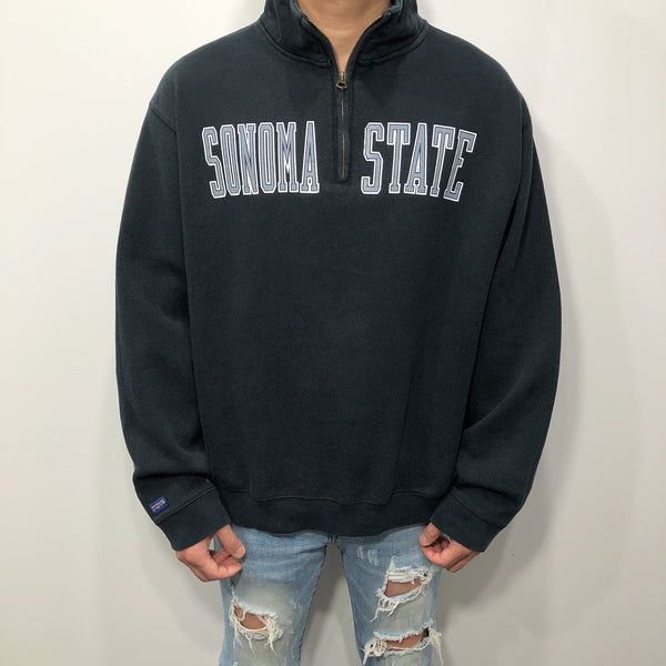 Vintage Jansport Fleeced Sonoma State Uni (L/SHORT)