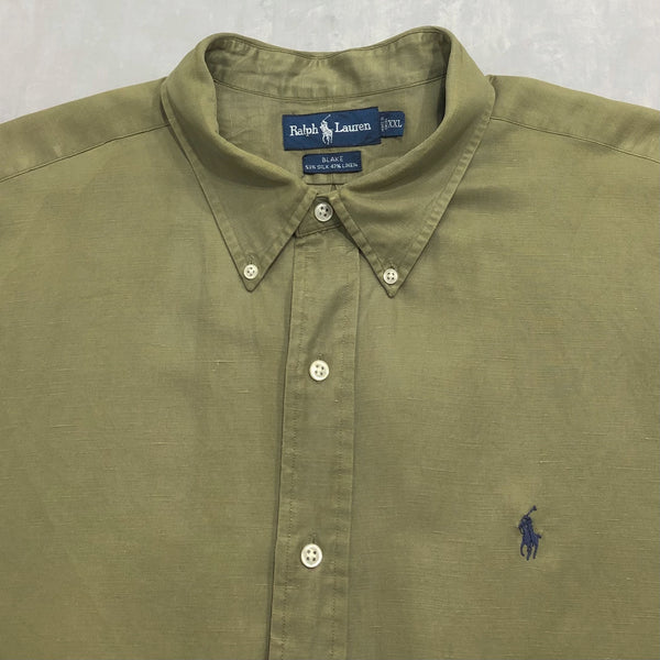 Polo Ralph Lauren Silk Linen Shirt (3XL/TALL)