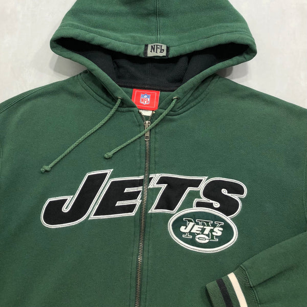 NFL Fleeced Hoodie Zip New York Jets (S)