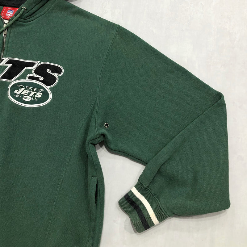 NFL Fleeced Hoodie Zip New York Jets (S)