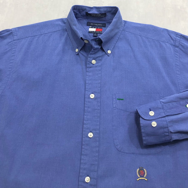 Vintage Tommy Hilfiger Shirt Lion Crest Logo (S)