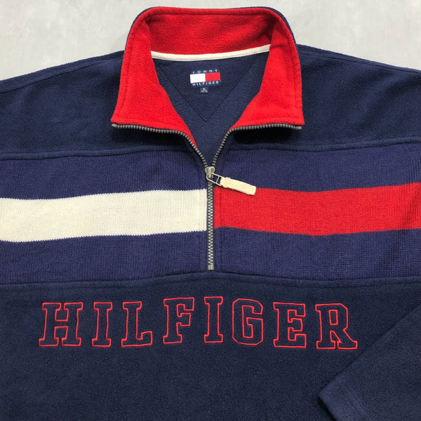 Vintage Tommy Hilfiger Fleeced Zip (XL)