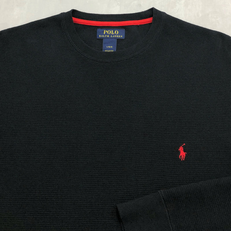 Polo Ralph Lauren Mini Waffle T-Shirt Long Sleeved (L/BIG)