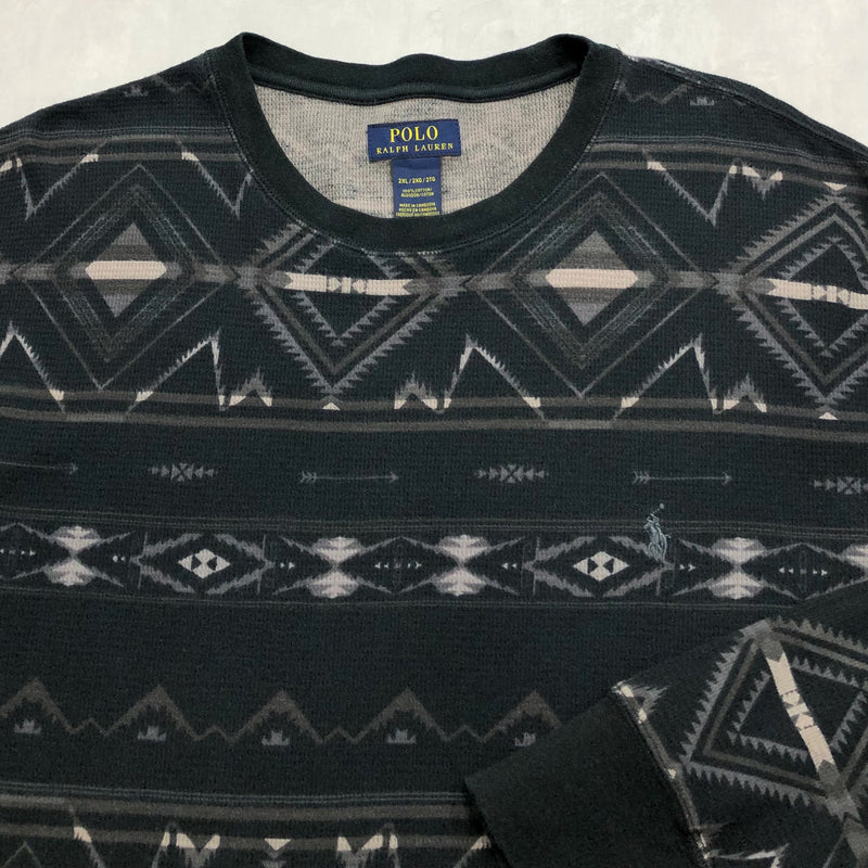 Polo Ralph Lauren Mini Waffle T-Shirt Long Sleeved (2XL/TALL)