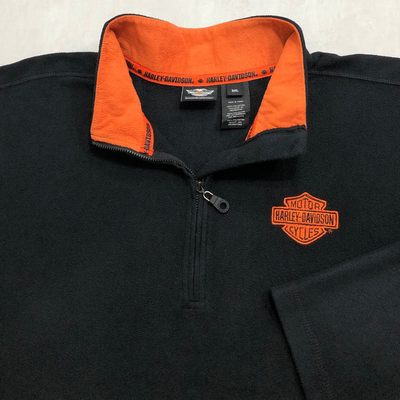 Harley Davidson Fleeced Quarter Zip (4XL)