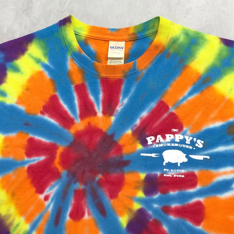 Gildan Tie-Dye T-Shirt Pappy's Smokehouse (M)