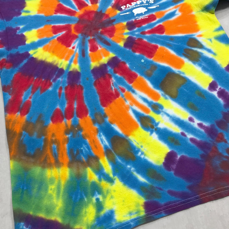 Gildan Tie-Dye T-Shirt Pappy's Smokehouse (M)