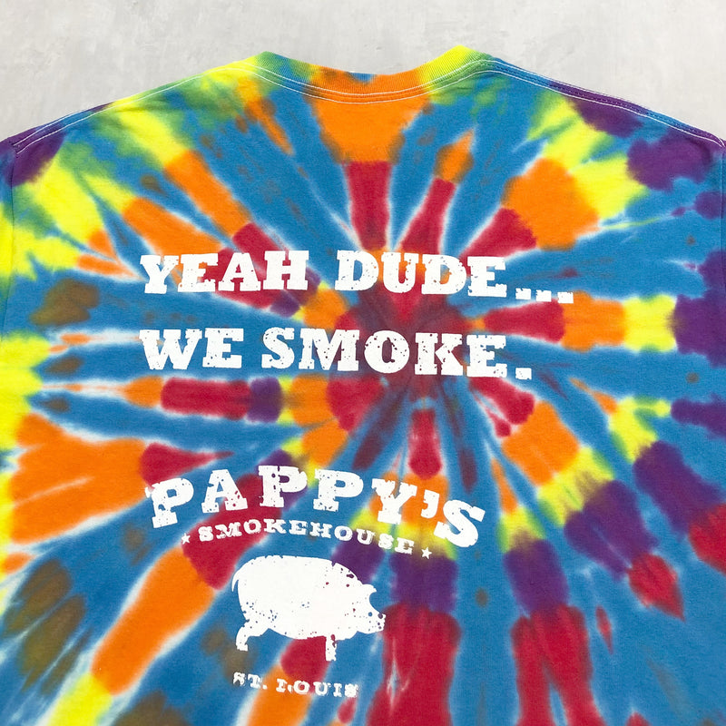 Gildan Tie-Dye T-Shirt Pappy's Smokehouse (M)