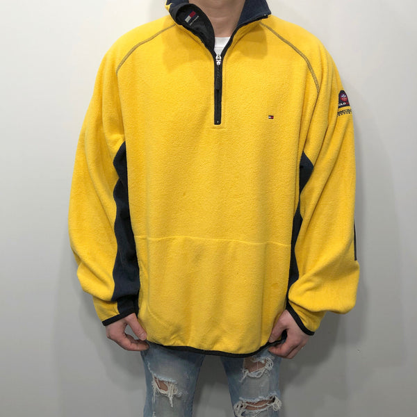 Tommy Hilfiger Fleeced Quarter Zip (L/BIG-XL)