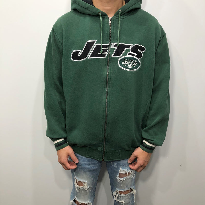 NFL Fleeced Hoodie Zip New York Jets (S)