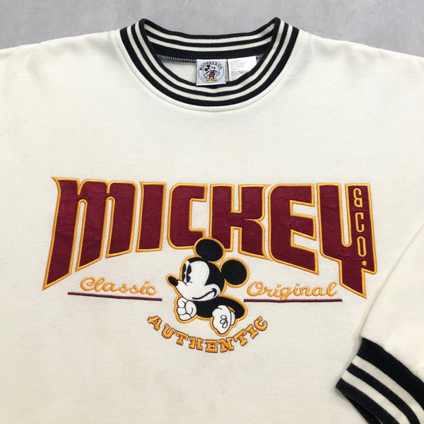 Vintage Disney Fleeced Sweatshirt Mickey (L/BIG-XL)