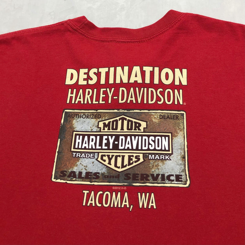 Harley Davidson T-Shirt Tacoma Washington (2XL)