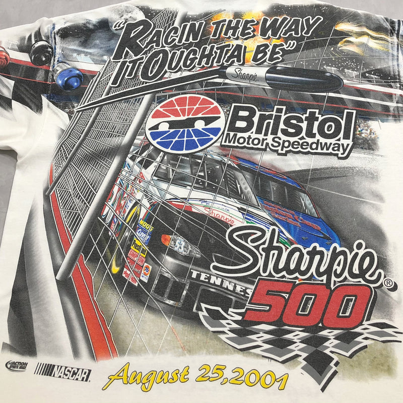 Chase Nascar T-Shirt 2001 Sharpie 500 at Bristol Motor Speedway (XL)