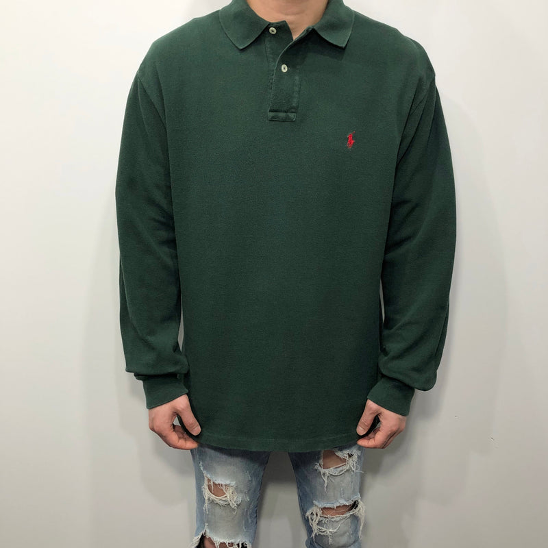 Polo Ralph Lauren Polo Shirt Long Sleeved (M)
