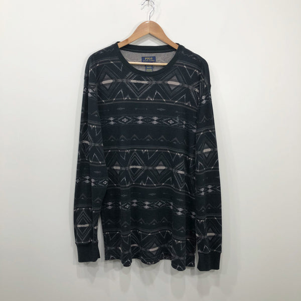 Polo Ralph Lauren Mini Waffle T-Shirt Long Sleeved (2XL/TALL)