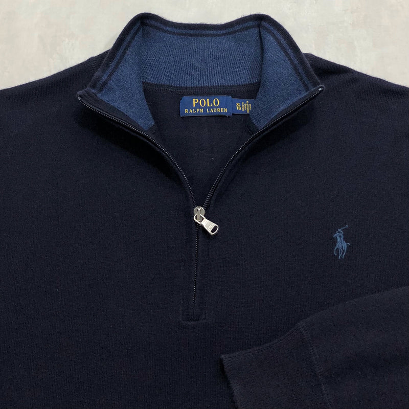Polo Ralph Lauren Knit Quarter Zip (L/BIG-XL)