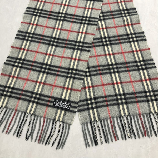 Vintage late 80s - 90s Burberrys Lambswool Scarf England