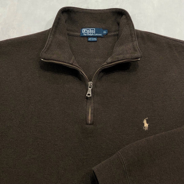 Polo Ralph Lauren Knit Quarter Zip (L/BIG/SHORT)