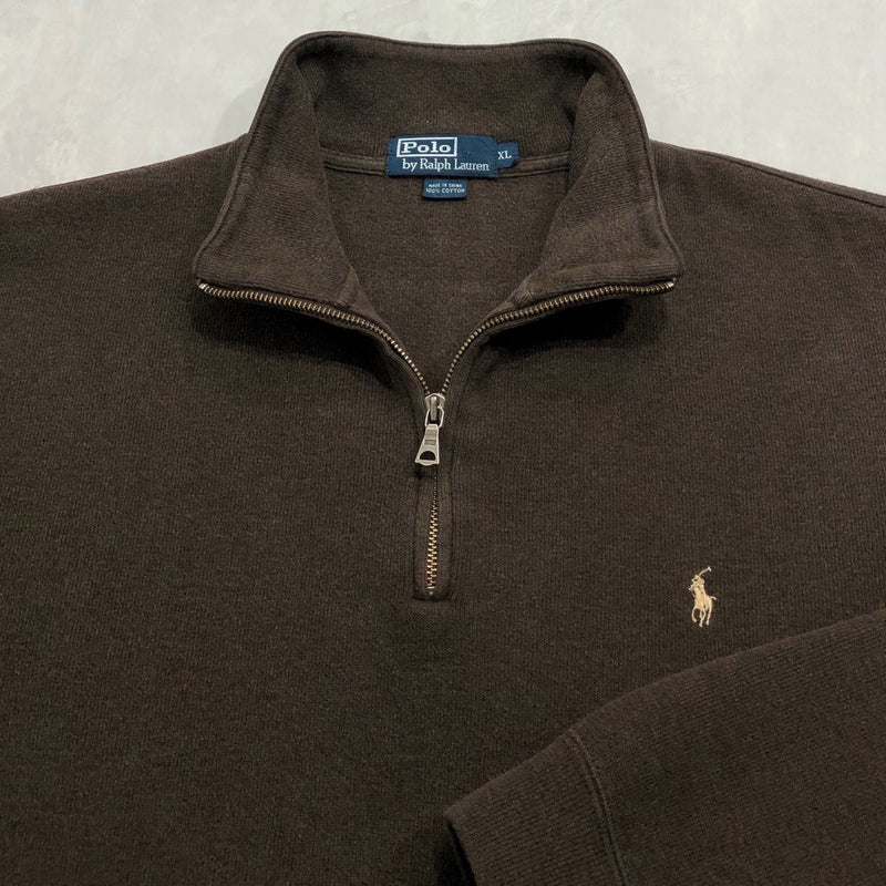 Polo Ralph Lauren Knit Quarter Zip (L/BIG/SHORT)