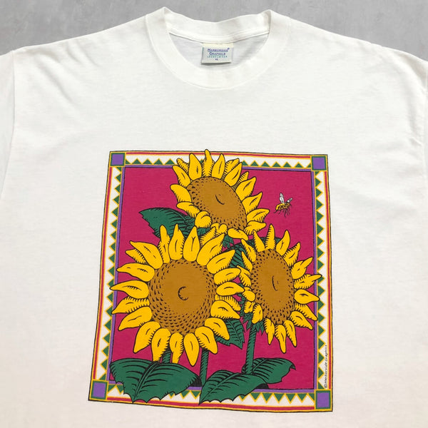 Vintage Harbourside Graphics T-Shirt Sunflower USA (XL)