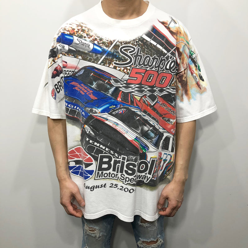 Chase Nascar T-Shirt 2001 Sharpie 500 at Bristol Motor Speedway (XL)